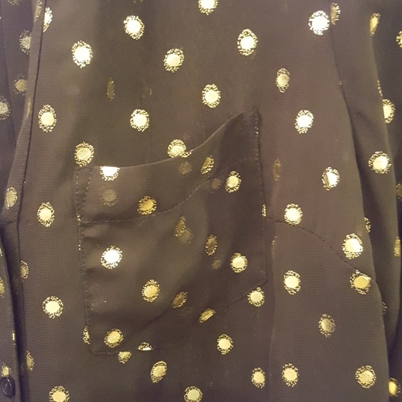 Black long sleeve blouse - Picture 3 of 3